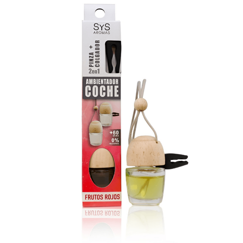 Imagen de AMBIENT.COCHE STYLE 7ml CON PINZA FRUTOS ROJOS