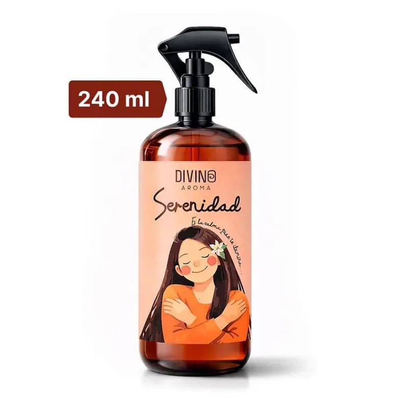Imagen de AROMATIZANTE AMBIENTAL Y TEXTIL SERENIDAD 240ML- AROMAS QUE INSPIRAN