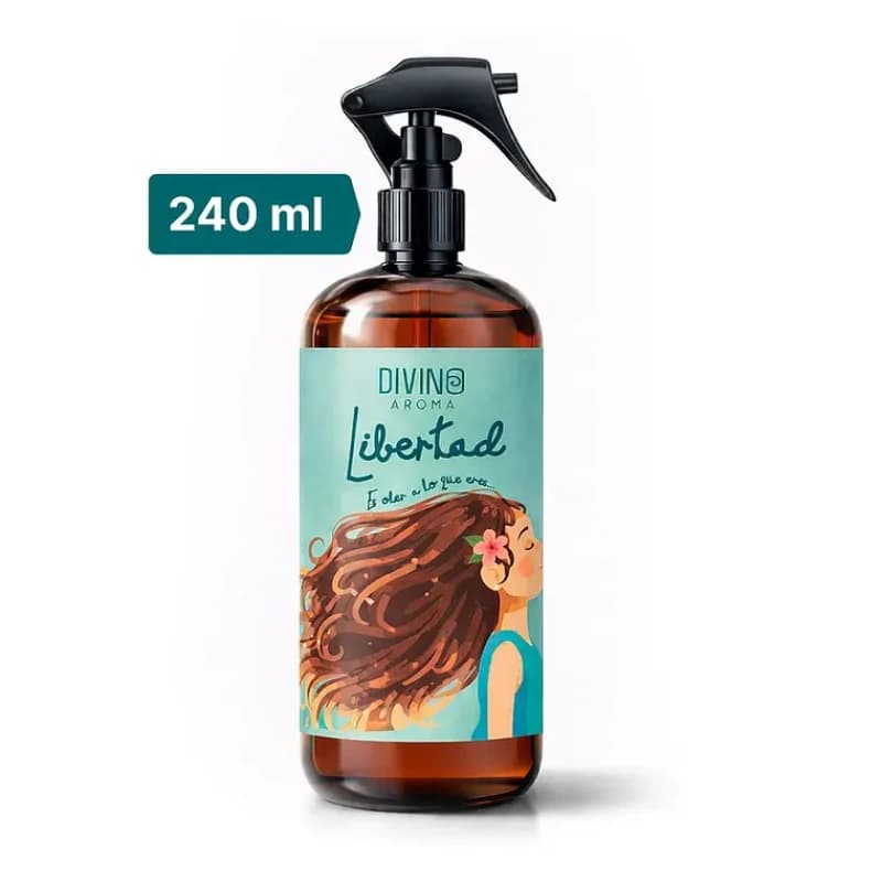 Imagen de AROMATIZANTE AMBIENTAL Y TEXTIL LIBERTAD 240ML- AROMAS QUE INSPIRAN
