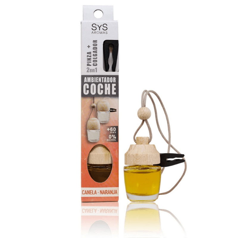 Imagen de AMBIENT.COCHE STYLE 7ml CON PINZA CANELA NARANJA